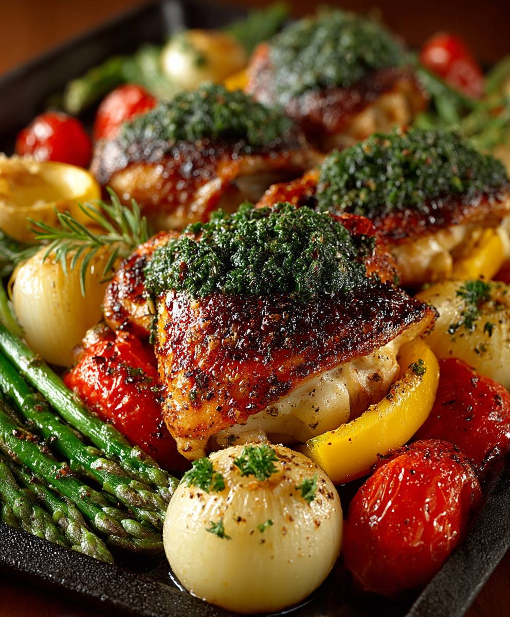 Garlic Butter Chicken Veggies