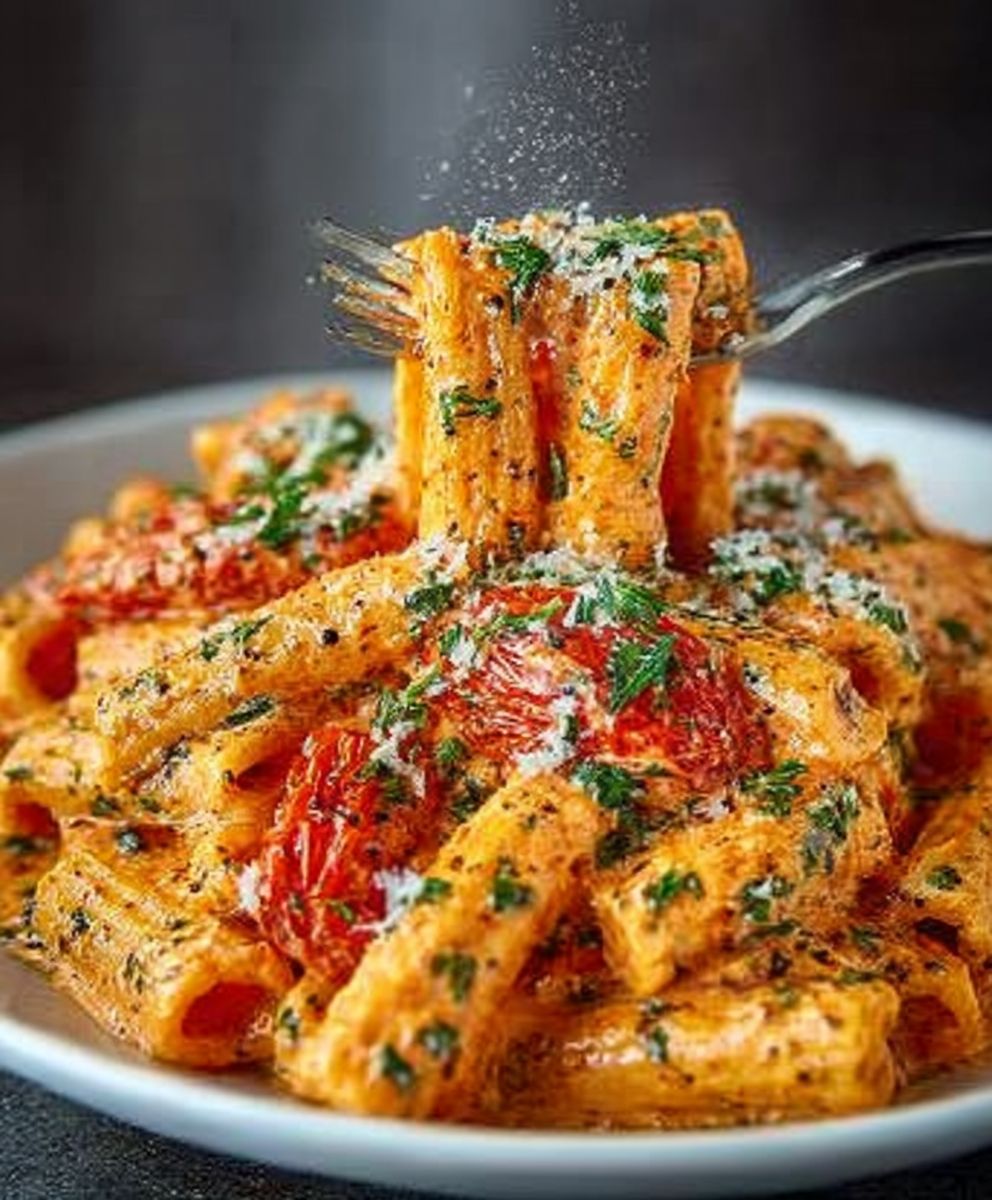 Creamy Tomato Garlic Pasta