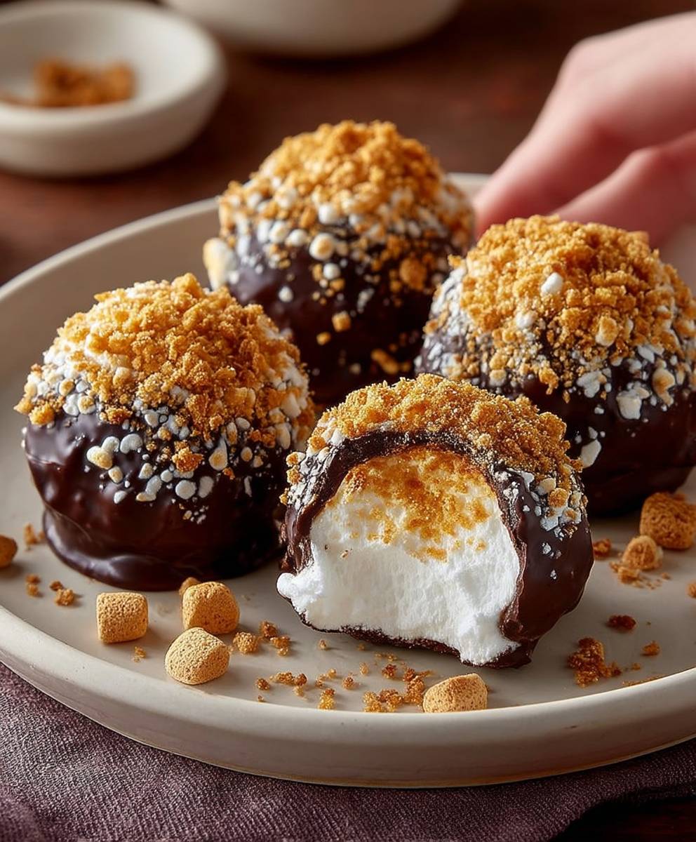 No-Bake S'mores Truffles